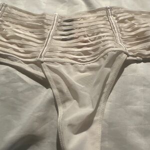 Victorias Secret mesh thong Panty Size S New
